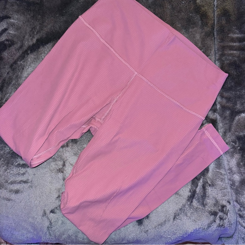 lululemon athletica Pink Align Ribbed Leggings